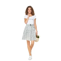 Patron Jupe Cloche Femme Burda N°6319