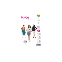 Patron jupe crayon Femme - Burda n°6112