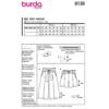Patron jupe-culotte Femme - Burda n°6138