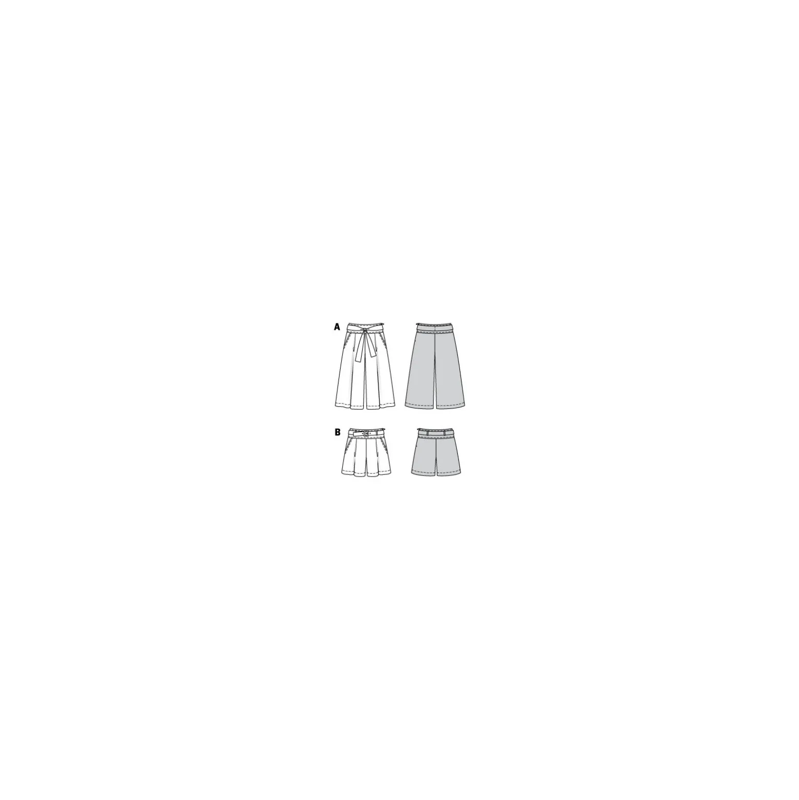 Patron jupe-culotte Femme - Burda n°6138