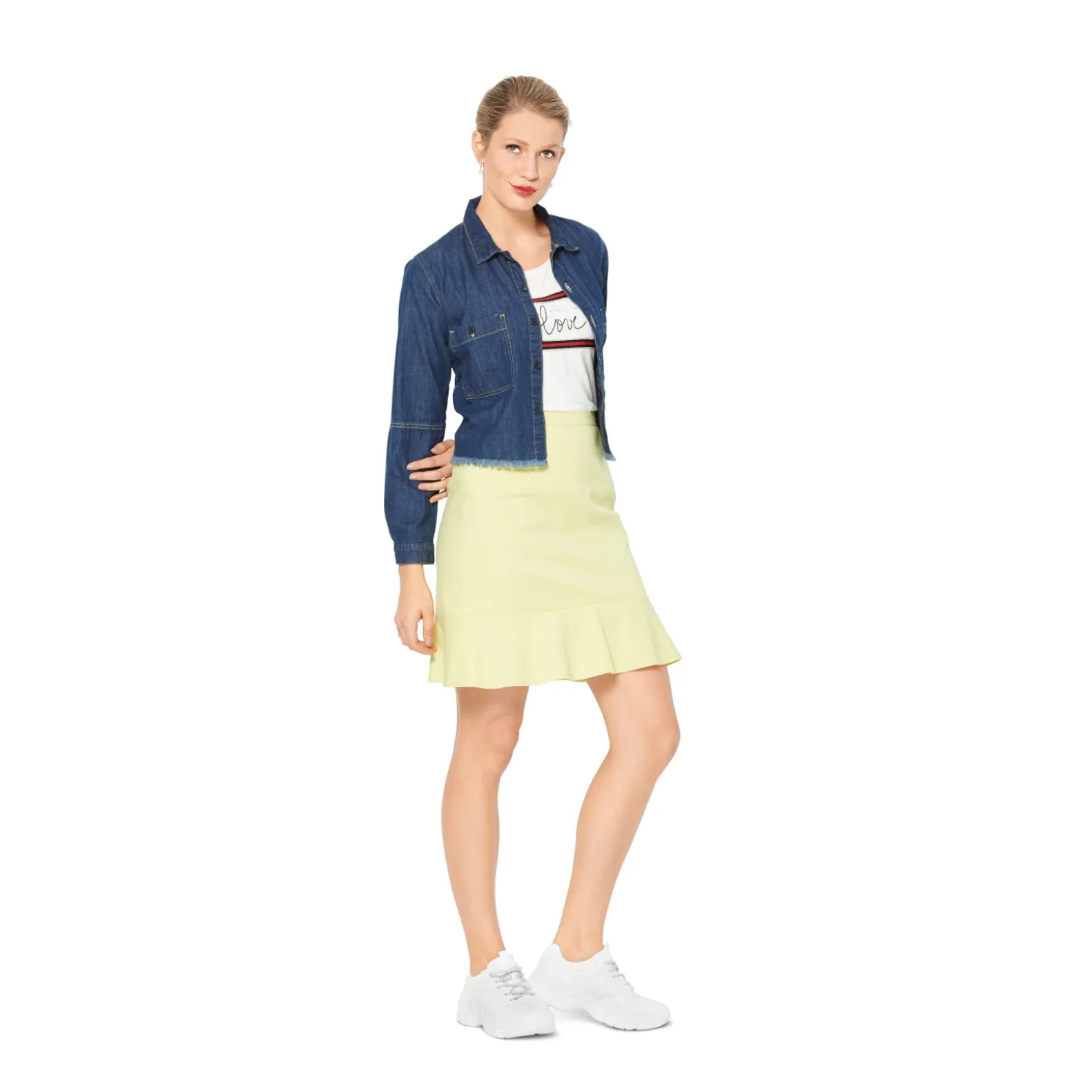 Patron jupe droite Femme - Burda n°6147