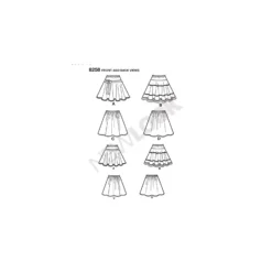 Patron Jupe Elastique Enfant - New Look 6258