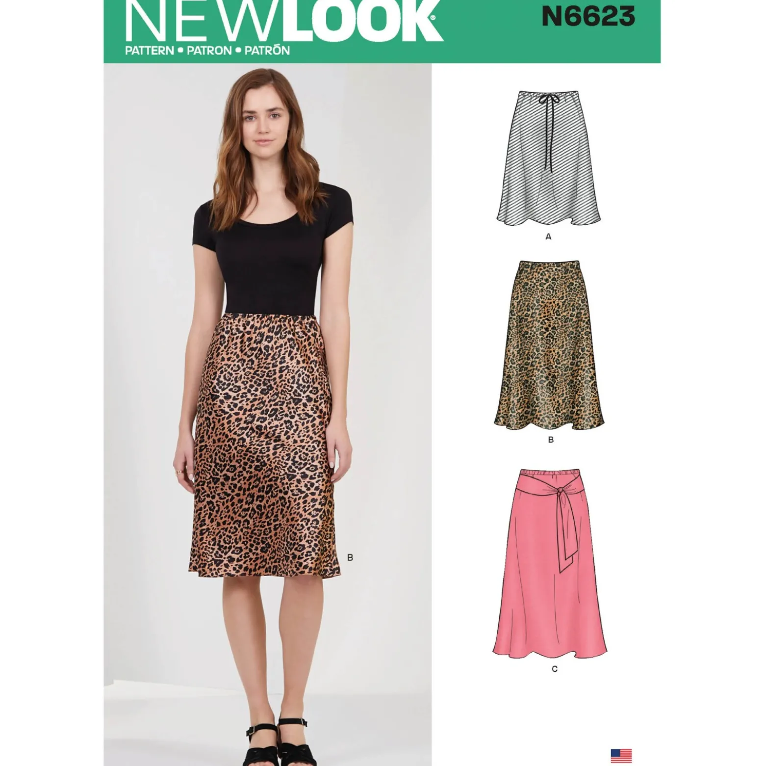 Patron Jupe Evasée Femme - New Look 6623