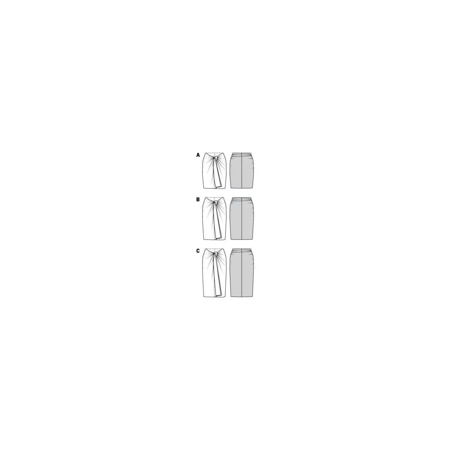 Patron jupe femme - Burda n°5998