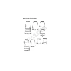 Patron Jupe Longue Femme - New Look 6287