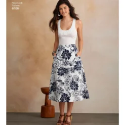 Patron Jupe à Poches Femme - New Look 6106