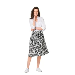 Patron jupe portefeuille Femme - Burda n°6130