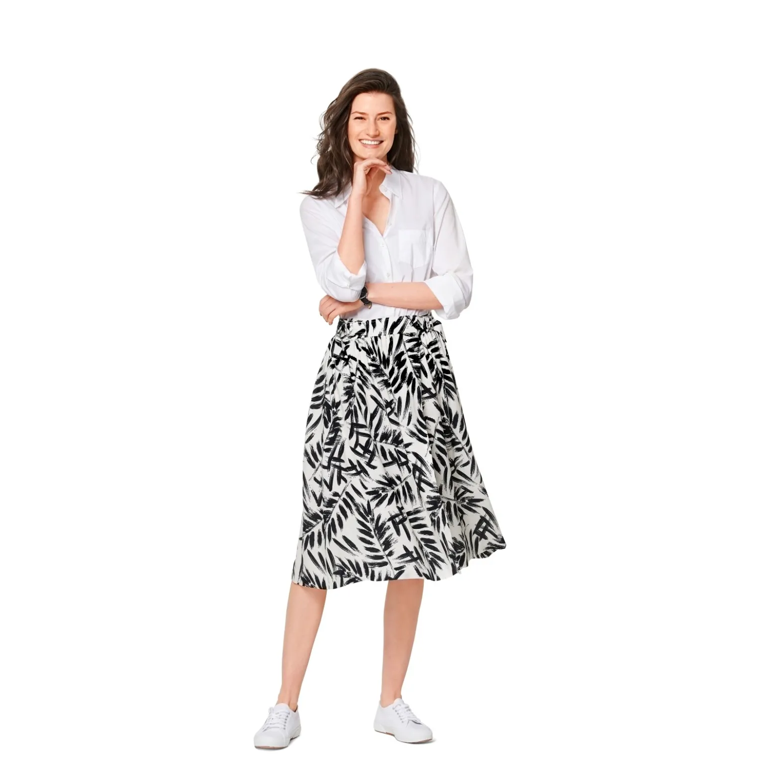 Patron jupe portefeuille Femme - Burda n°6130