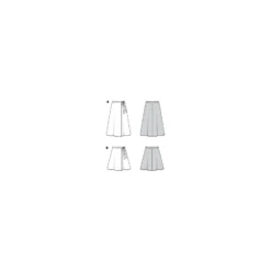 Patron Jupe Portefeuille Femme Burda N°6340