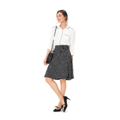 Patron Jupe Portefeuille Femme Burda N°6340
