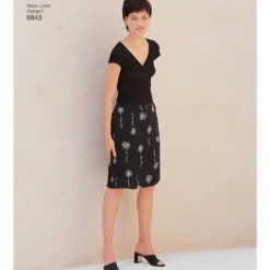 Patron Jupe Trapèze Femme - New Look 6843
