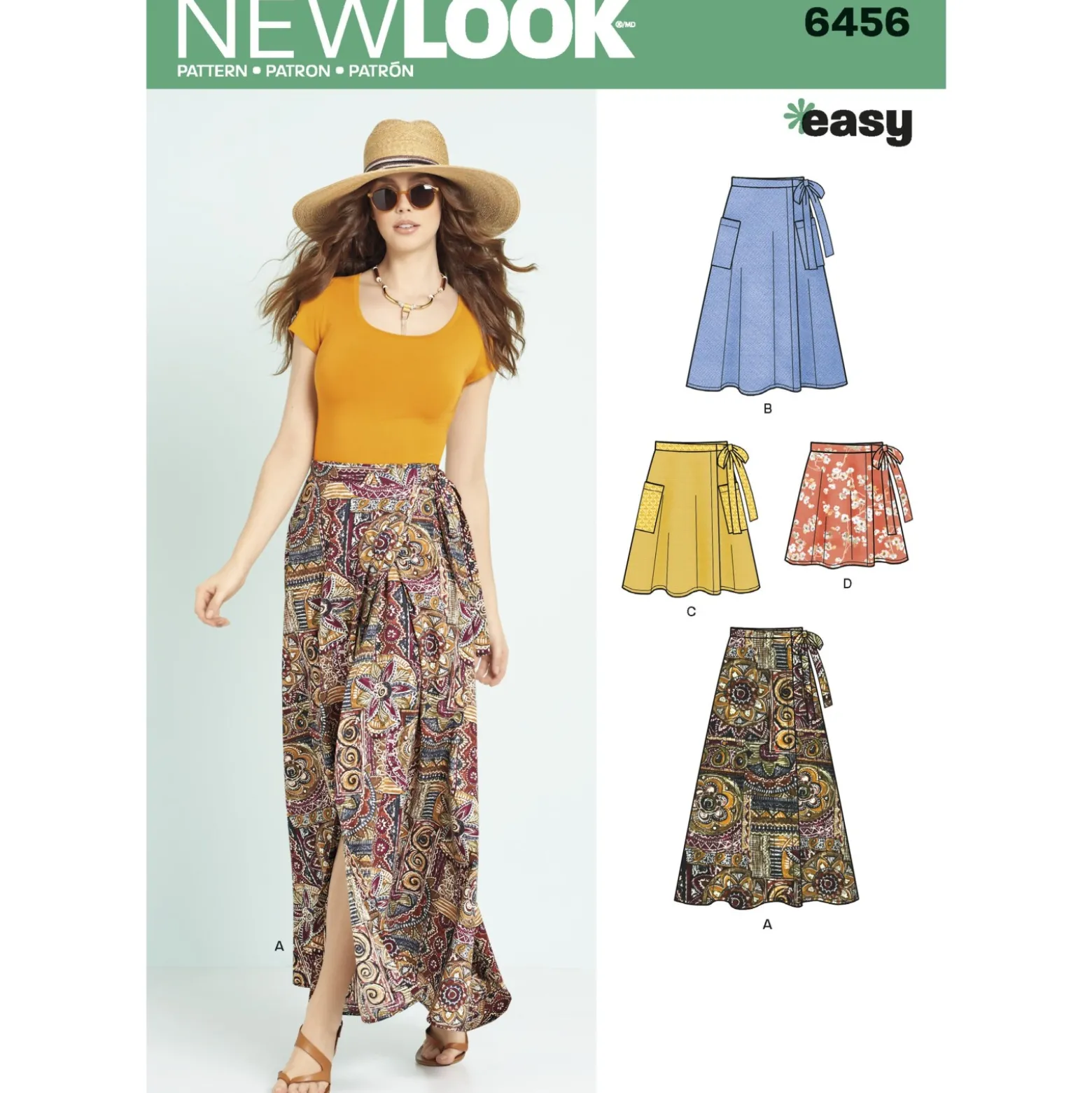 Patron Jupe évasée Femme - New Look 6456
