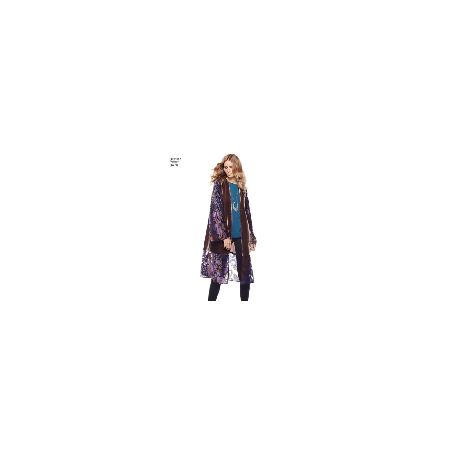 Patron Kimono Long Femme - New Look 6476