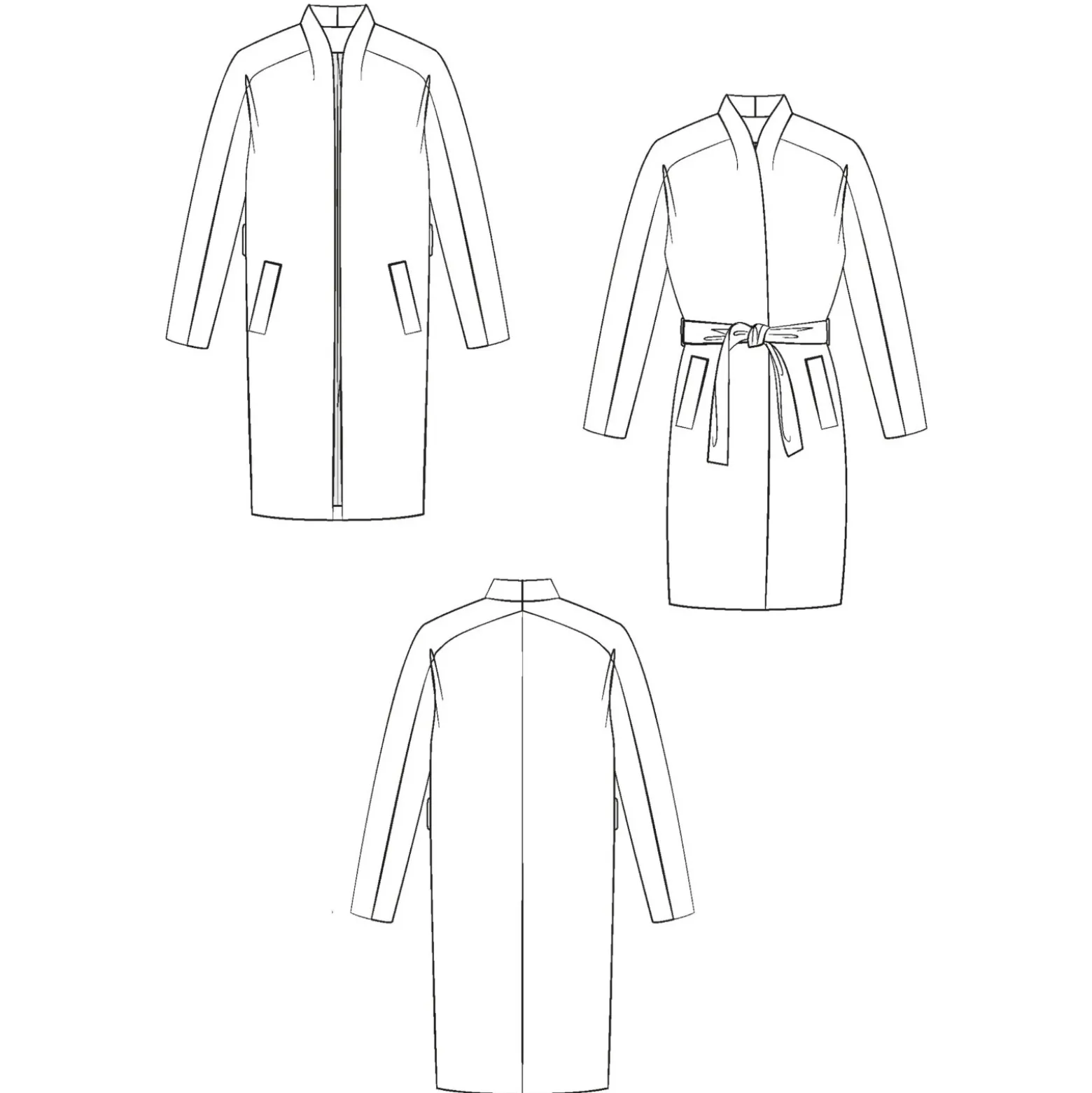 Patron Manteau Maison Fauve - Marcello