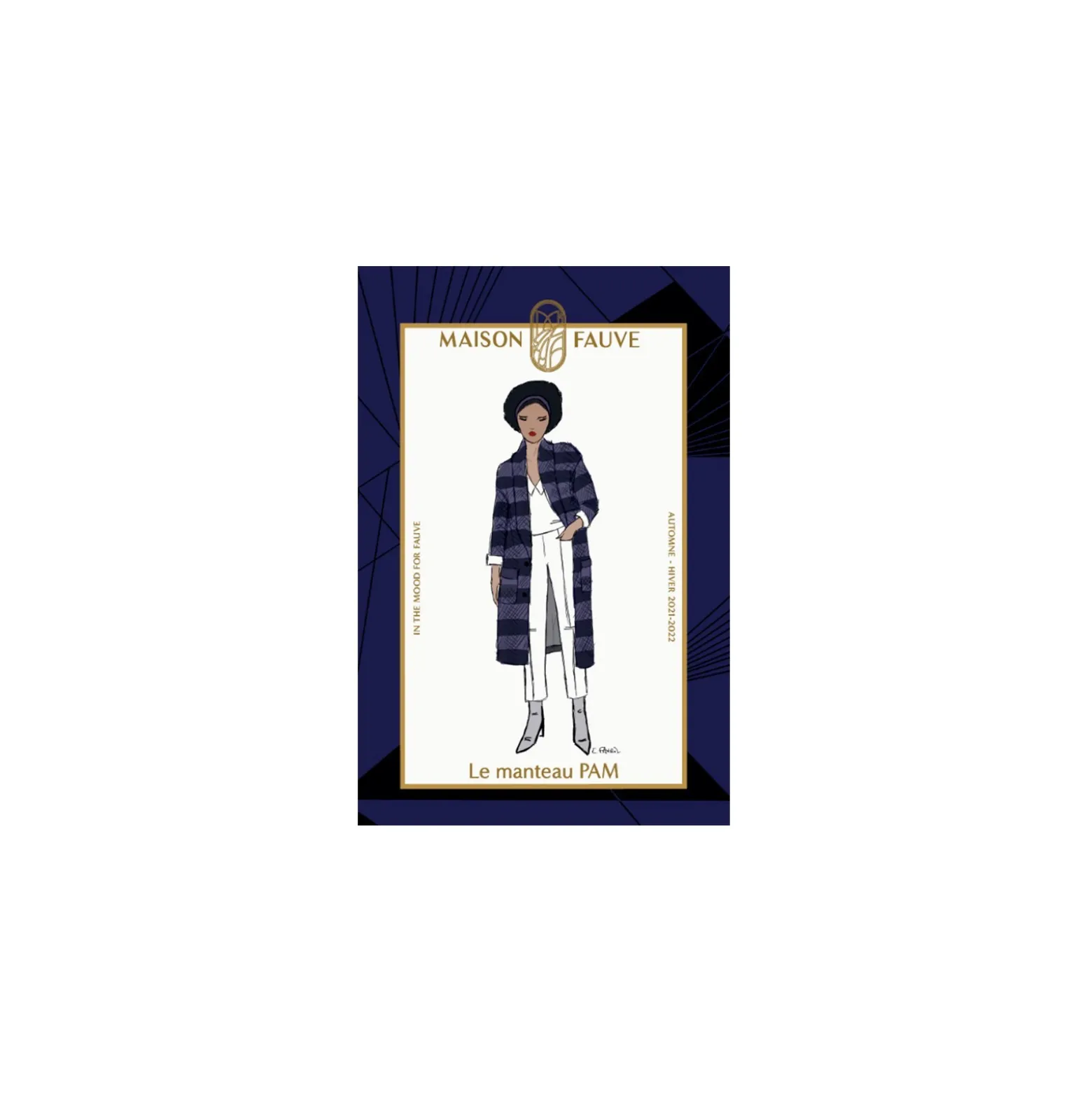 Patron manteau Maison Fauve - Pam