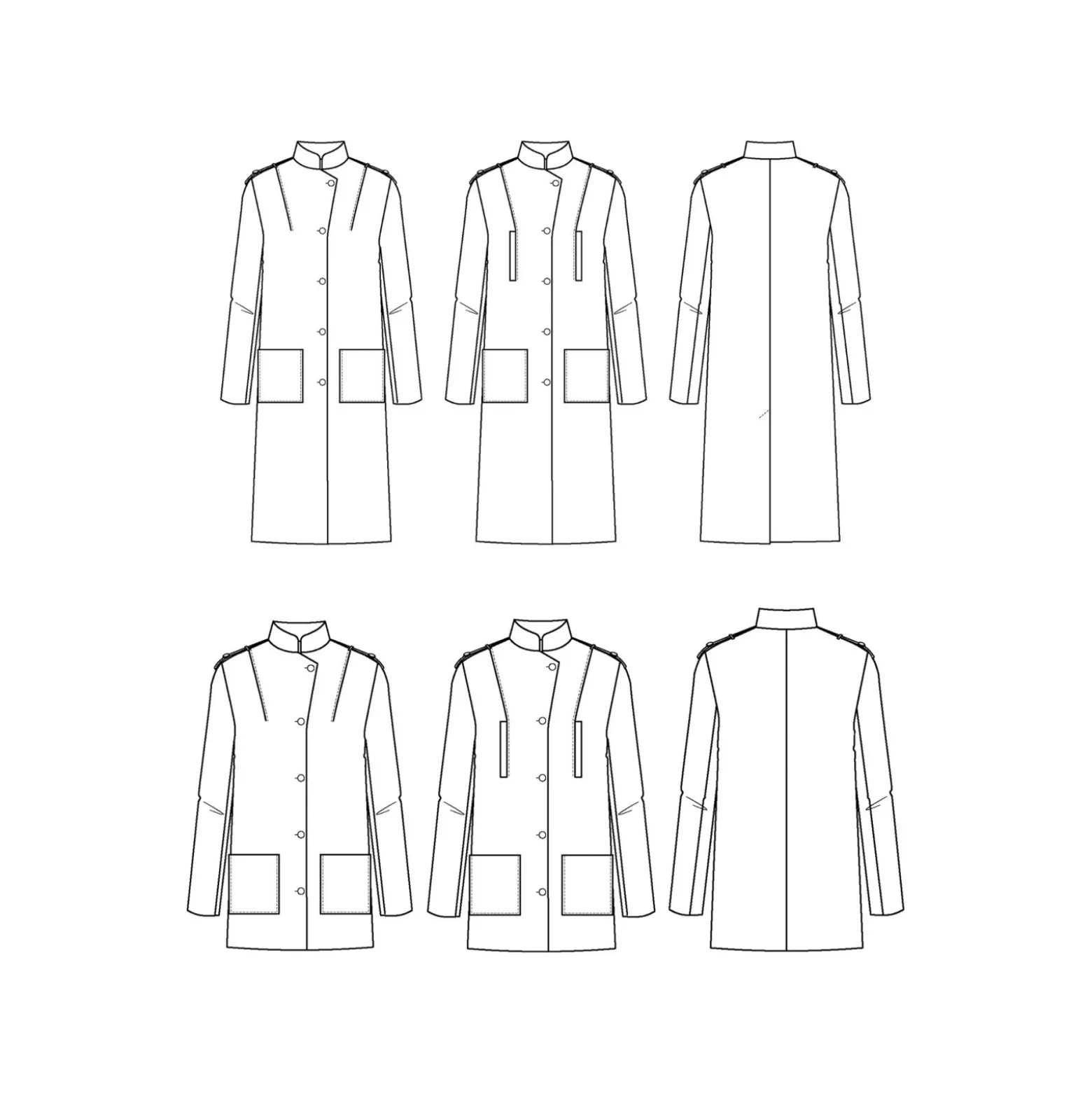 Patron manteau Maison Fauve - Tigris