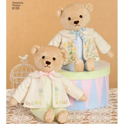 Patron ourson en peluche - Simplicity n°8155