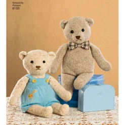 Patron ourson en peluche - Simplicity n°8155