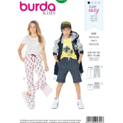 Patron Pantalon Ado Burda N°9324