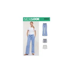 Patron Pantalon Ceinturé Femme - New Look 6606