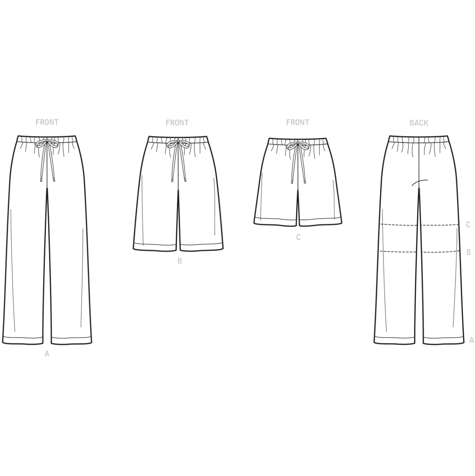 Patron Pantalon d'intérieur Famille - Simplicity n°S9127