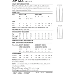 Patron Pantalon d'intérieur Famille - Simplicity n°S9132