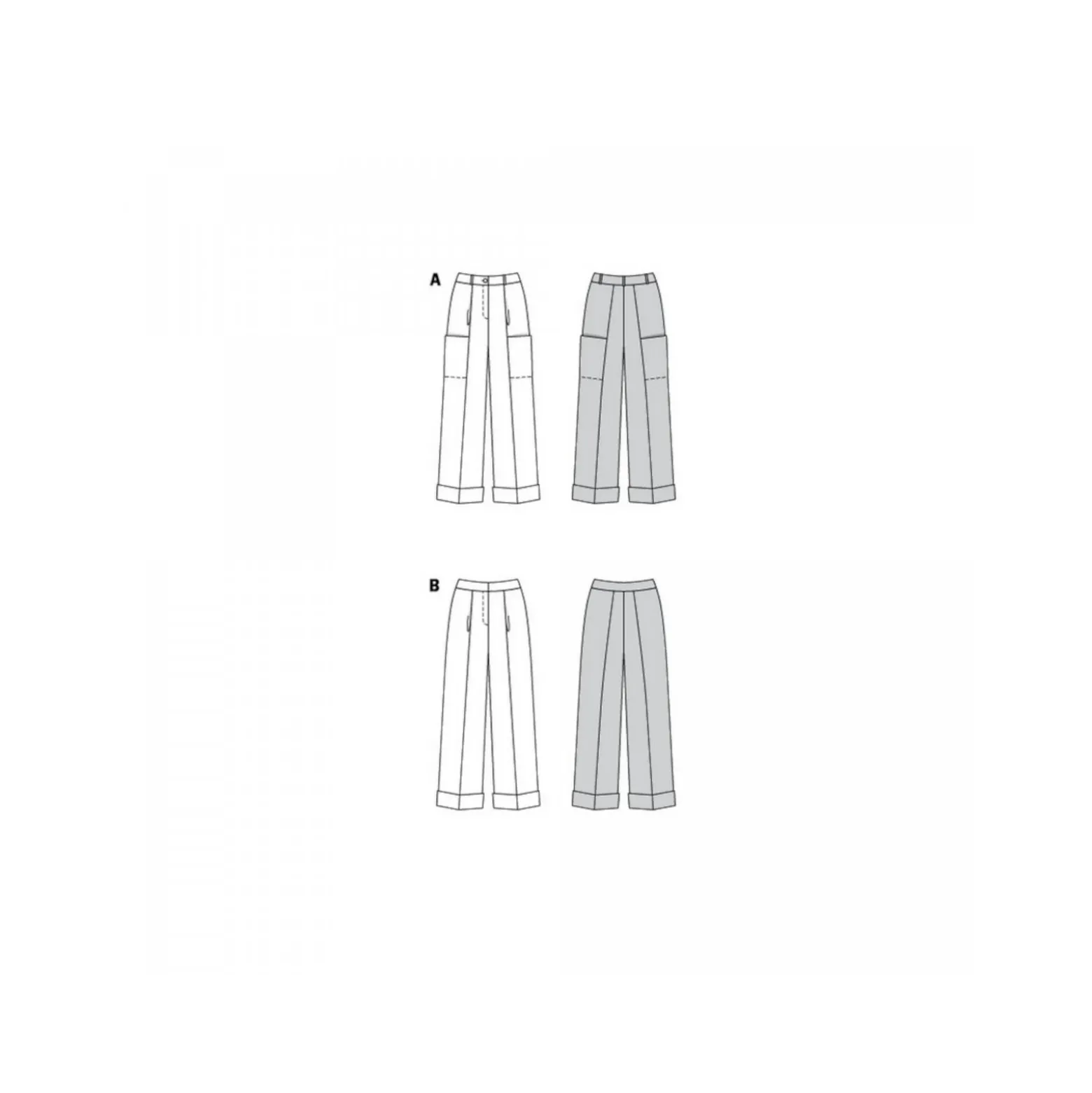 Patron pantalon large Femme - Burda n°6079