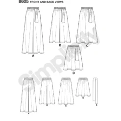Patron Pantalon large Femme - Simplicity n°8605