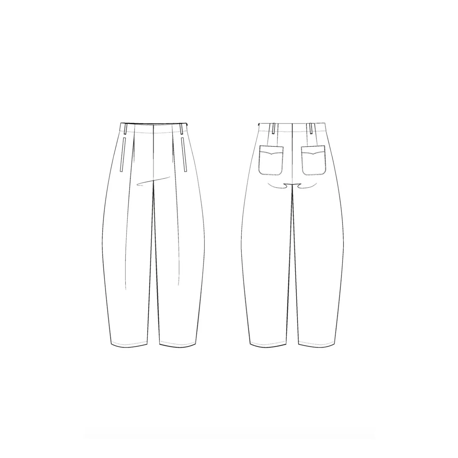 Patron Pantalon Maison Fauve - Andrea