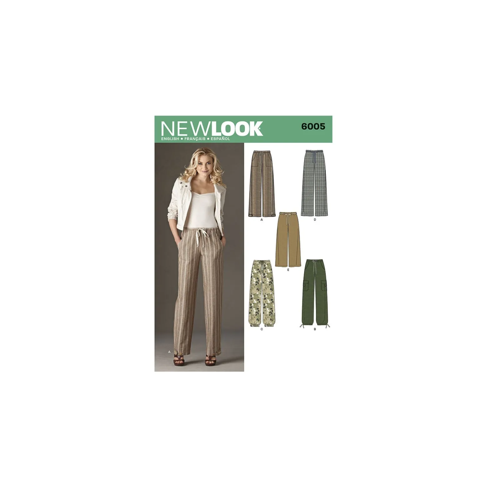 Patron Pantalon à Poches Femme - New Look 6005
