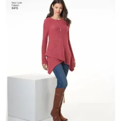 Patron Pull Asymétrique Femme - New Look 6415