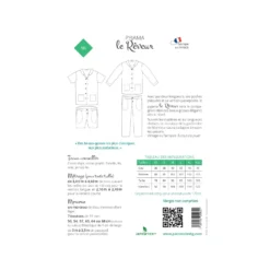 Patron Pyjama Homme Les BG - Le Rêveur