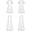 Patron Robe ajustée évasée Femme - New Look 6652