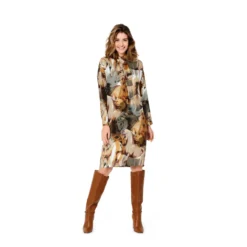 Patron robe/blouse col lavallière femme - Burda n°5973