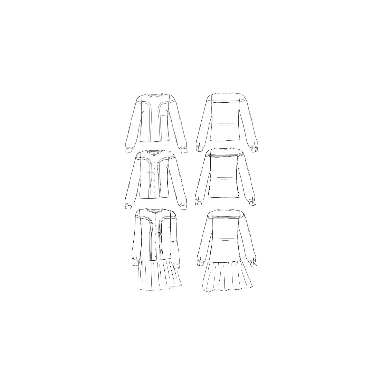 Patron robe/blouse Maison Fauve - Tribeca