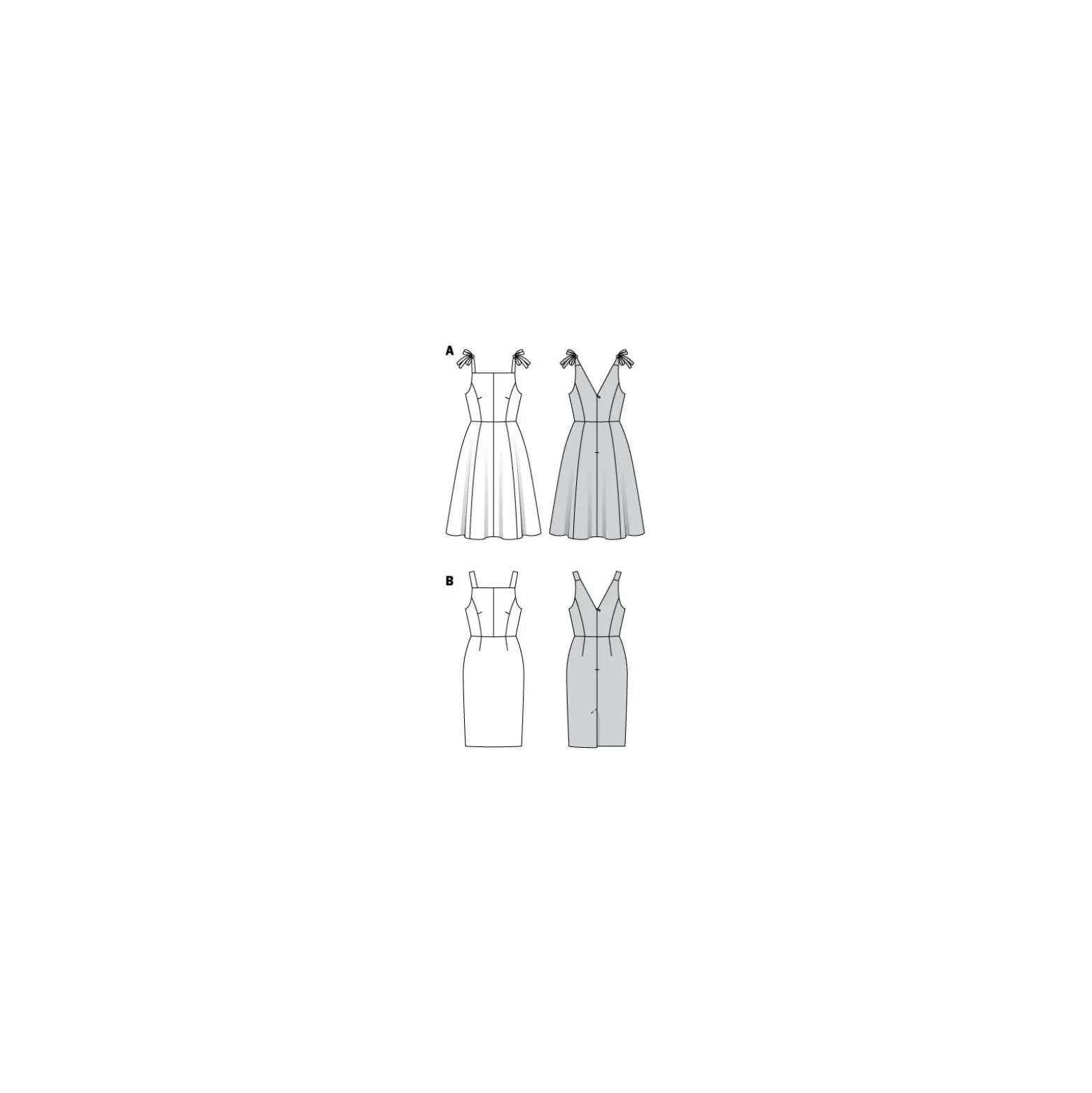 Patron robe à bretelles Femme - Burda n°6140