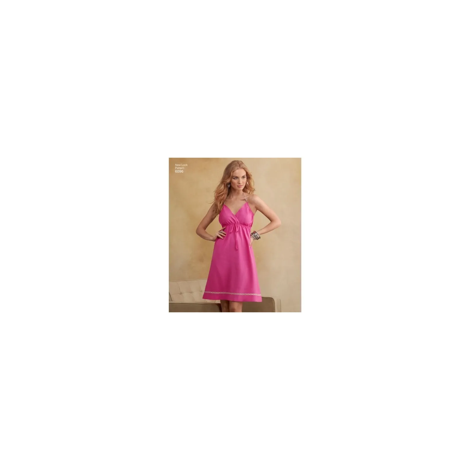 Patron Robe à bretelles Femme - New Look 6096