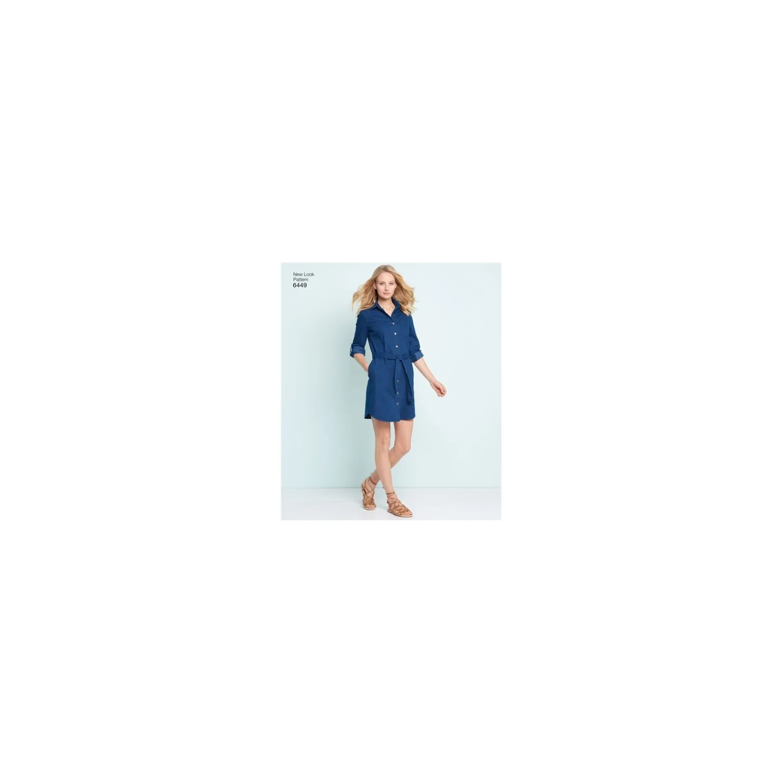 Patron Robe chemise Femme - New Look 6449