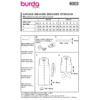 Patron robe/chemisier femme - Burda n°6003