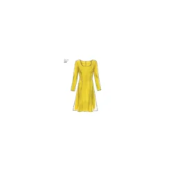 Patron Robe courte évasée Femme - New Look 6567
