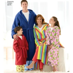 Patron Robe de chambre Famille - Simplicity n°3575