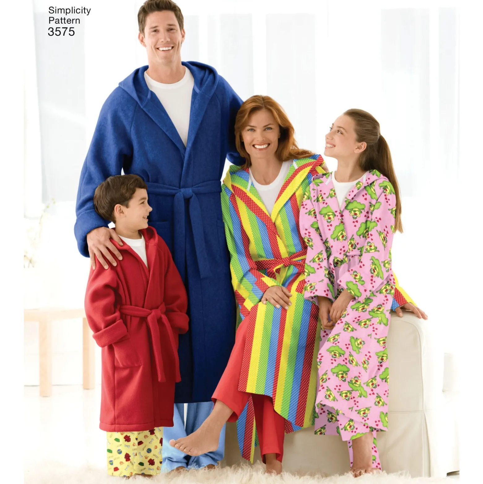 Patron Robe de chambre Famille - Simplicity n°3575