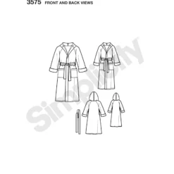 Patron Robe de chambre Famille - Simplicity n°3575