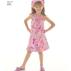 Patron Robe Dos Nu Enfant - New Look 6478