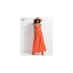 Patron Robe Dos Nu Femme - New Look 6491