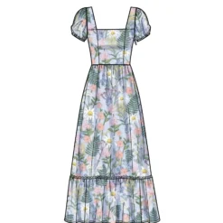 Patron Robe dos à smocks Femme - New Look 6692