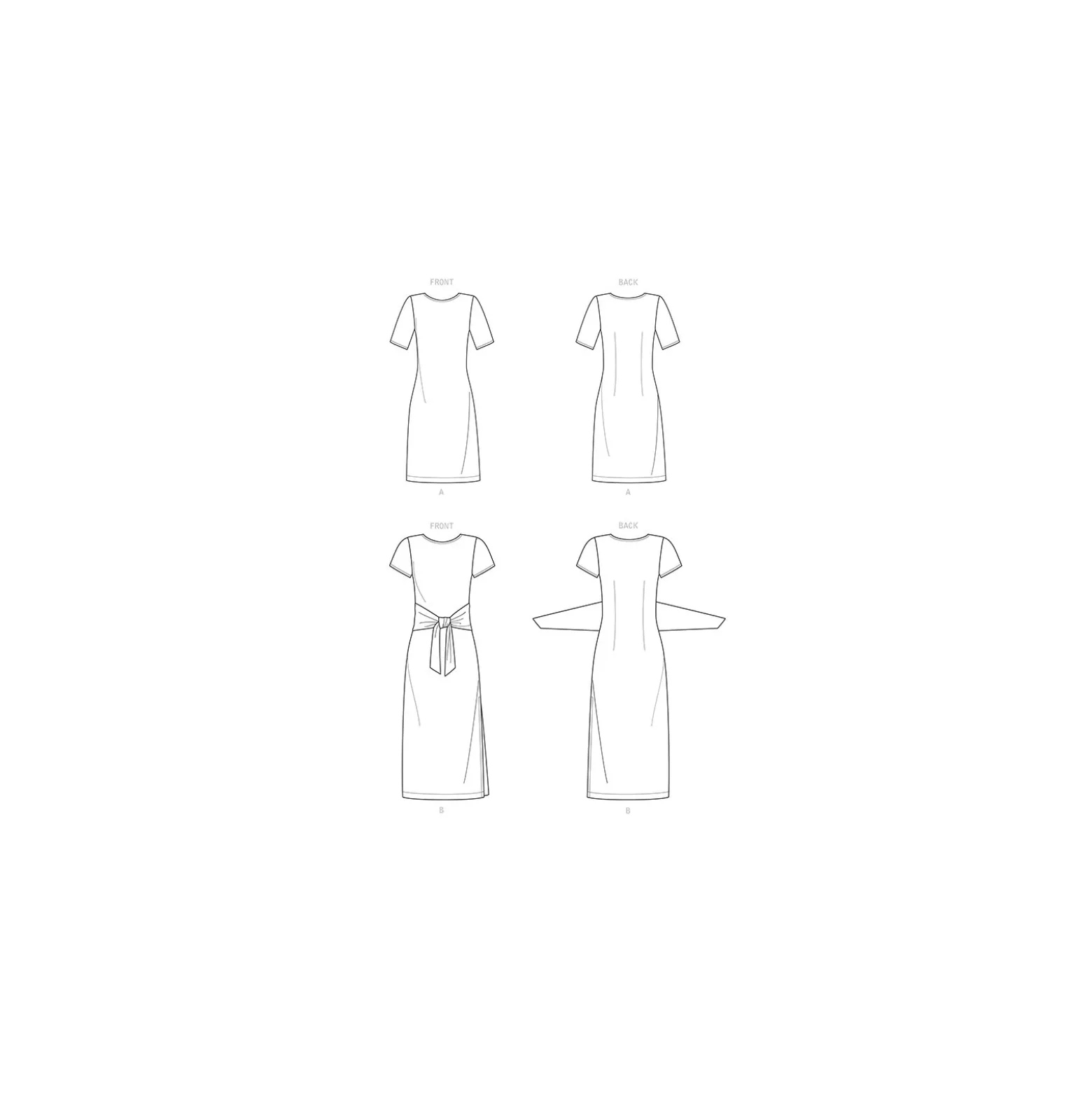 Patron Robe Droite Femme - New Look 6650