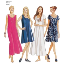 Patron Robe d'été Femme - New Look 6352
