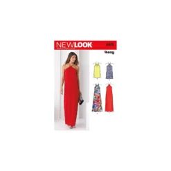 Patron Robe encolure américaine Femme - New Look 6372