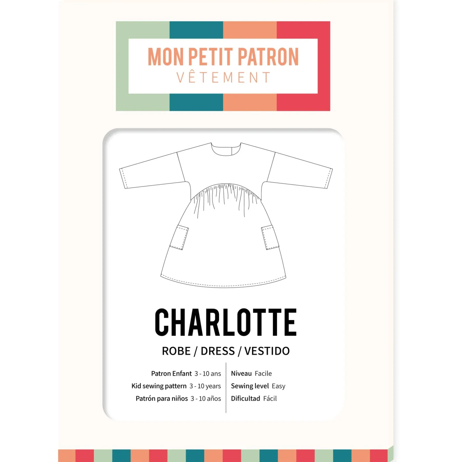 Patron robe enfant Mon Petit Patron - Charlotte